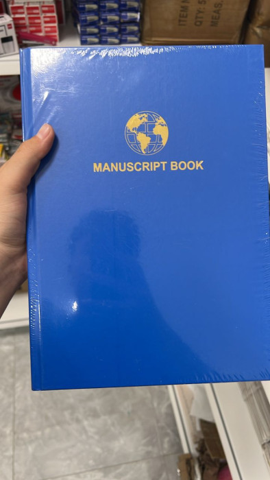 Книга канцелярская Manuscript Book, синяя