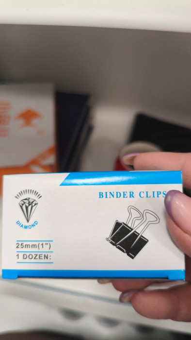 Зажимы для бумаг Binder Clips 25 мм No.977118