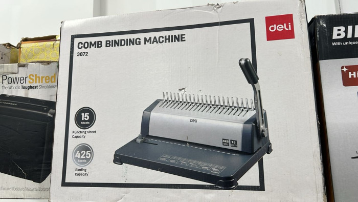 Переплетная машина Deli 3872 Comb Binding Machine