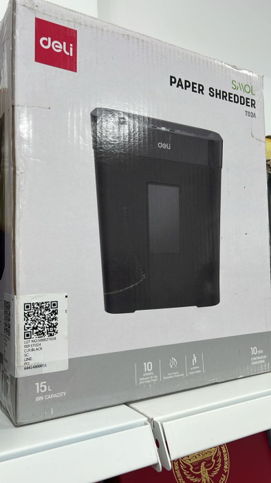 Уничтожитель документов Deli Paper Shredder