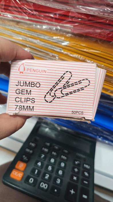 Скрепки Penguin Jumbo Gem Clips, 78 мм