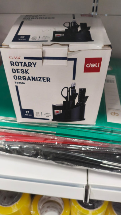 Органайзер Deli 38251 Rotary Desk Organizer