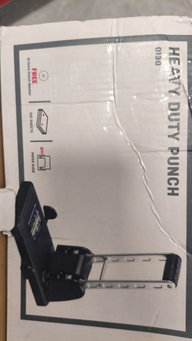 Дырокол Heavy Duty Punch, черный