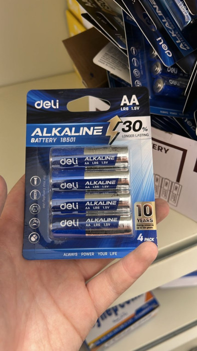 Батарейки Deli Alkaline AA